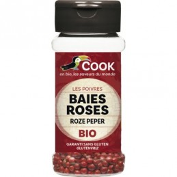 Baies roses entieres