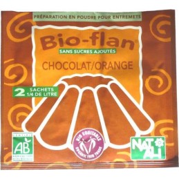 Bioflan chocolat -orange sans